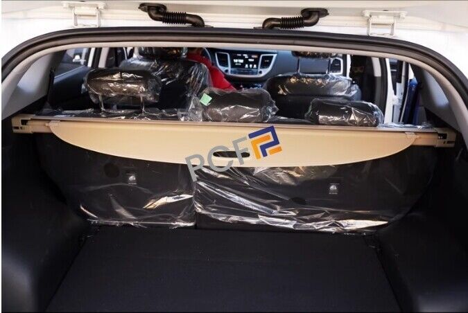 for Volvo XC90 2003-2014 Beige Cargo Cover Security Rear Trunk Shade Cover Trim