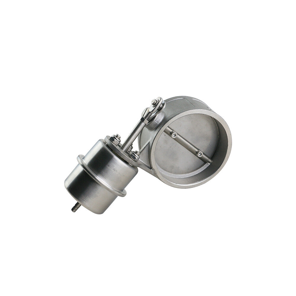 2.5 63mm Exhaust Control Valve Vacuum Actuator Closed Style Pipe Downpipe