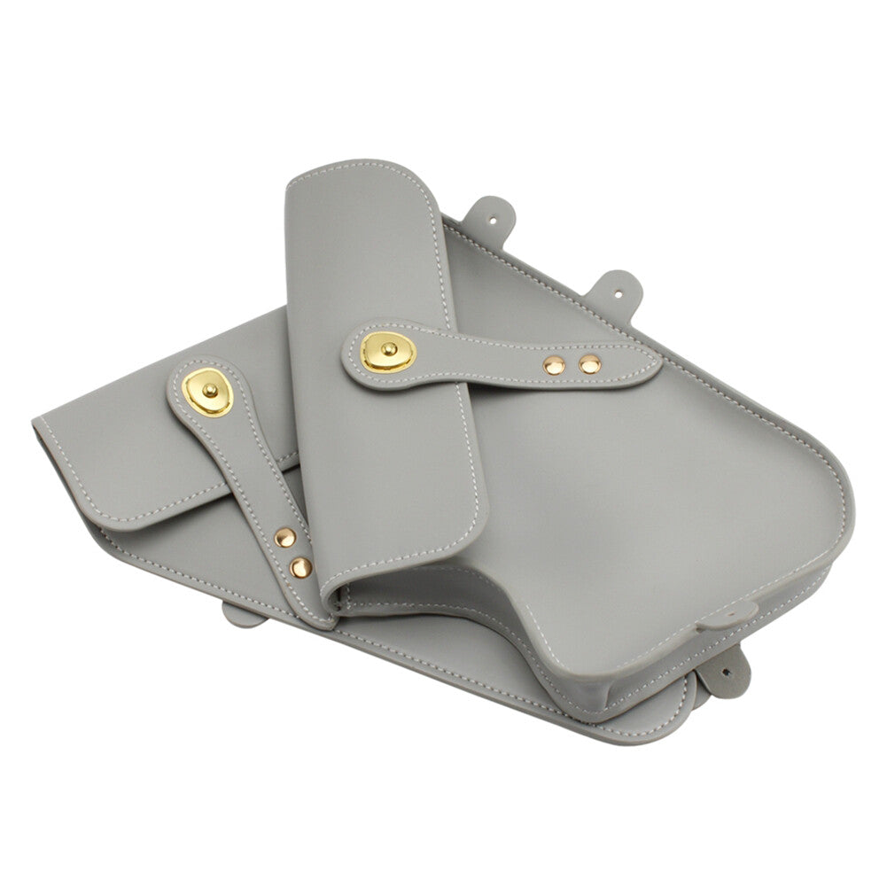 Motorrad Wartung Rahmenseiten Werkzeugtasche Retro Leder f¨¹r for BMW RnineT Silber