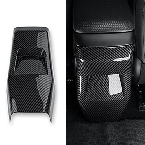 for KIA EV6 2022-2023 Carbon Fiber ABS Rear Air Condition Vent Outlet Cover Trim