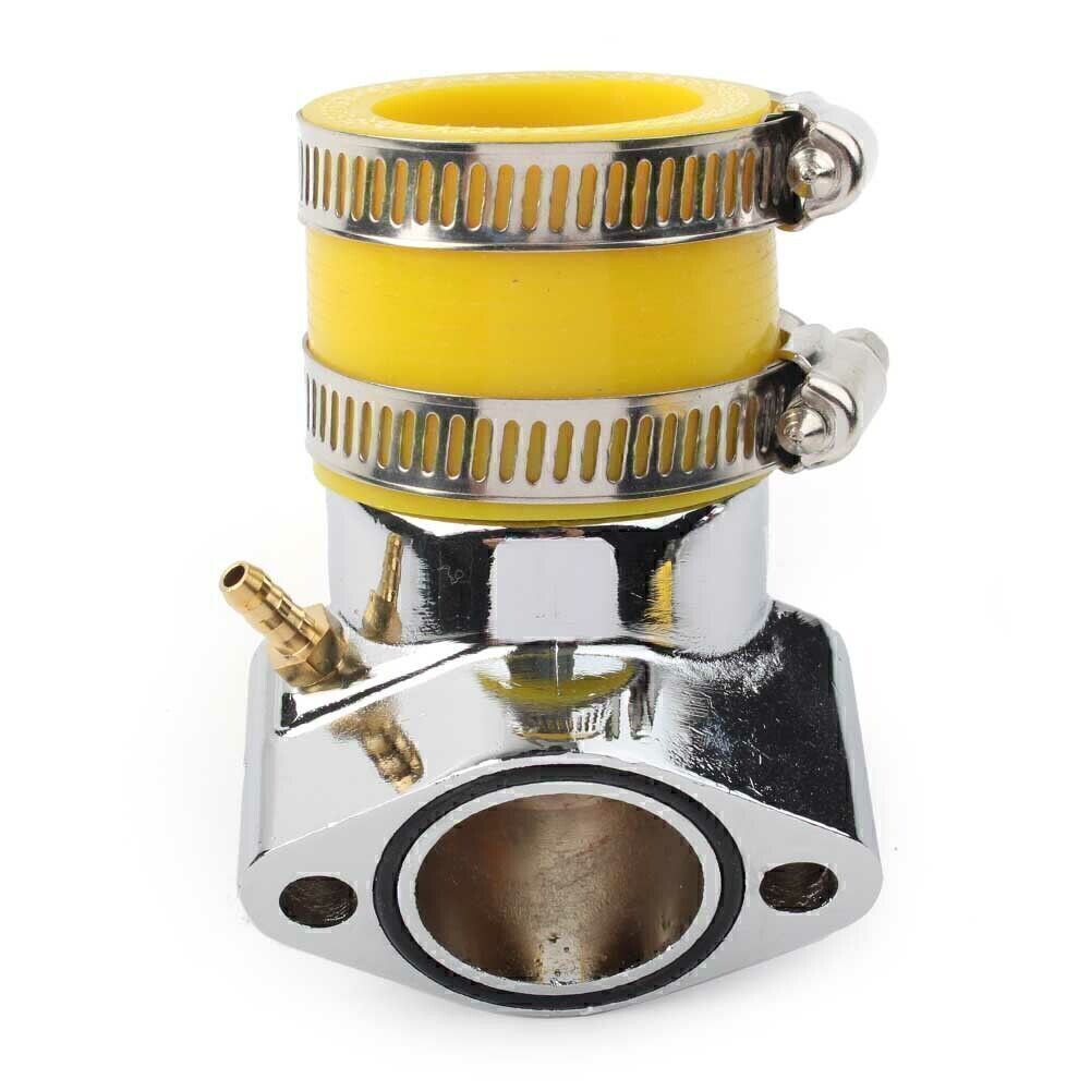 Racing Intake Manifold Fit GY6 150cc Chinese Scooter GoKart Performance Yellow
