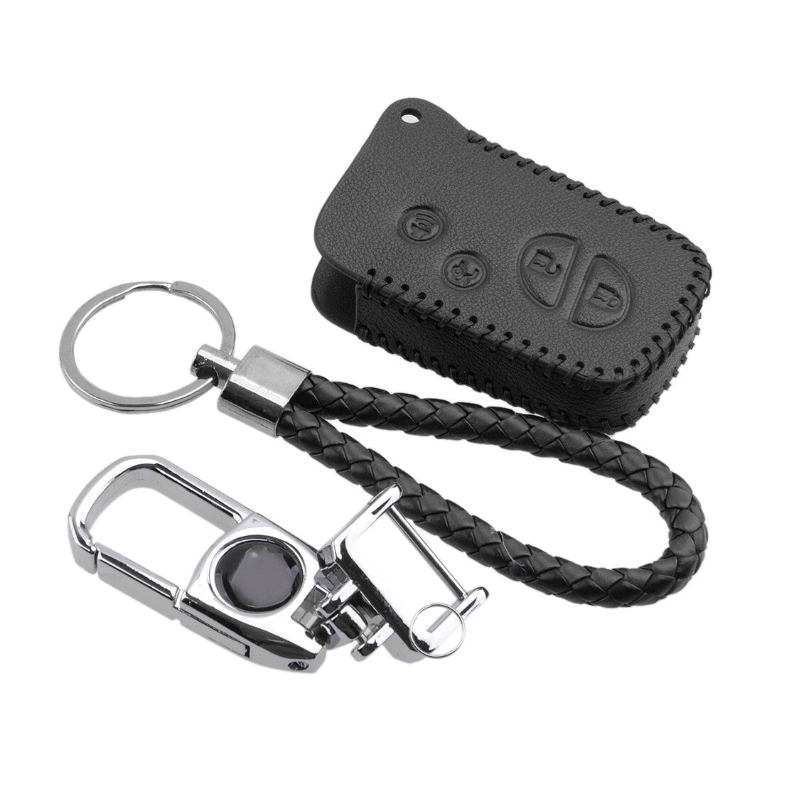 Leather Remote Key Case Cover Fob Holder Fit for Lexus IS250 GS300 ES350 GS350
