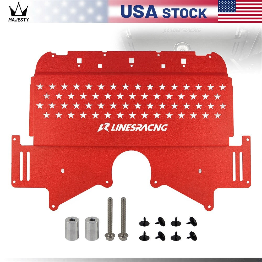 Oil Cooler Skid Plate for BMW for BMW G80 G82 M3 M4 G87 M2 2021-2024 Aluminum Red