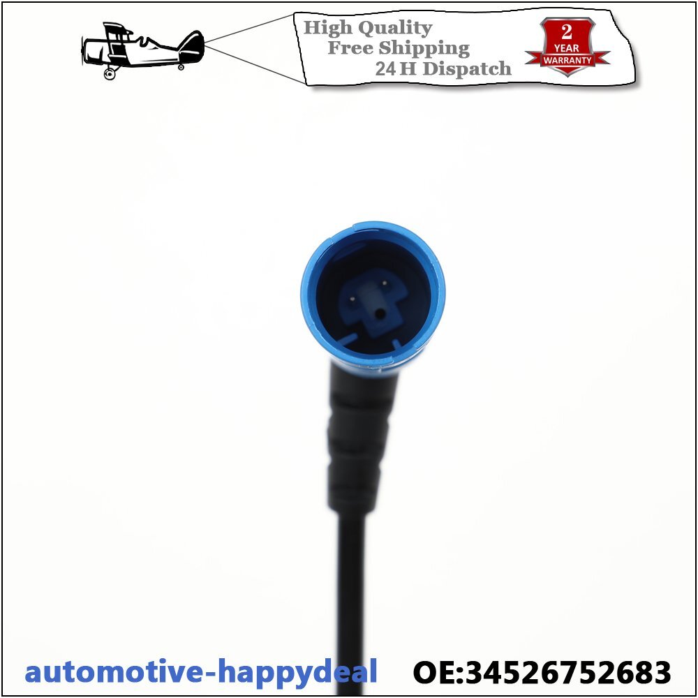 2X ABS Wheel Speed Sensor Rear Left  Right for BMW 3 Series E46 (1998-2007) Set