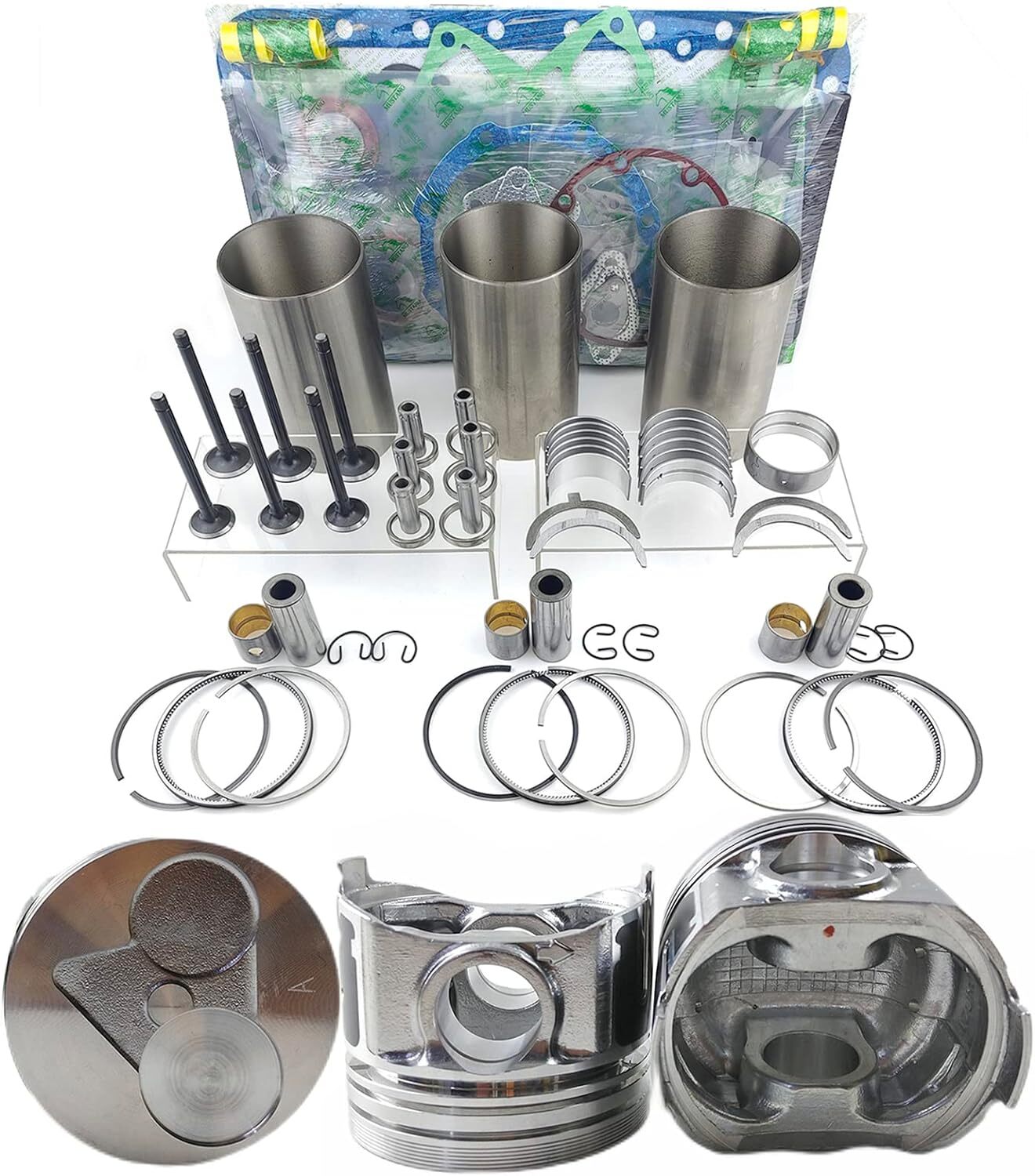 D782 D782E D782-EBH D782-BH Engine Overhaul Rebuild Kit FOR Kubota Komatsu 3D67E