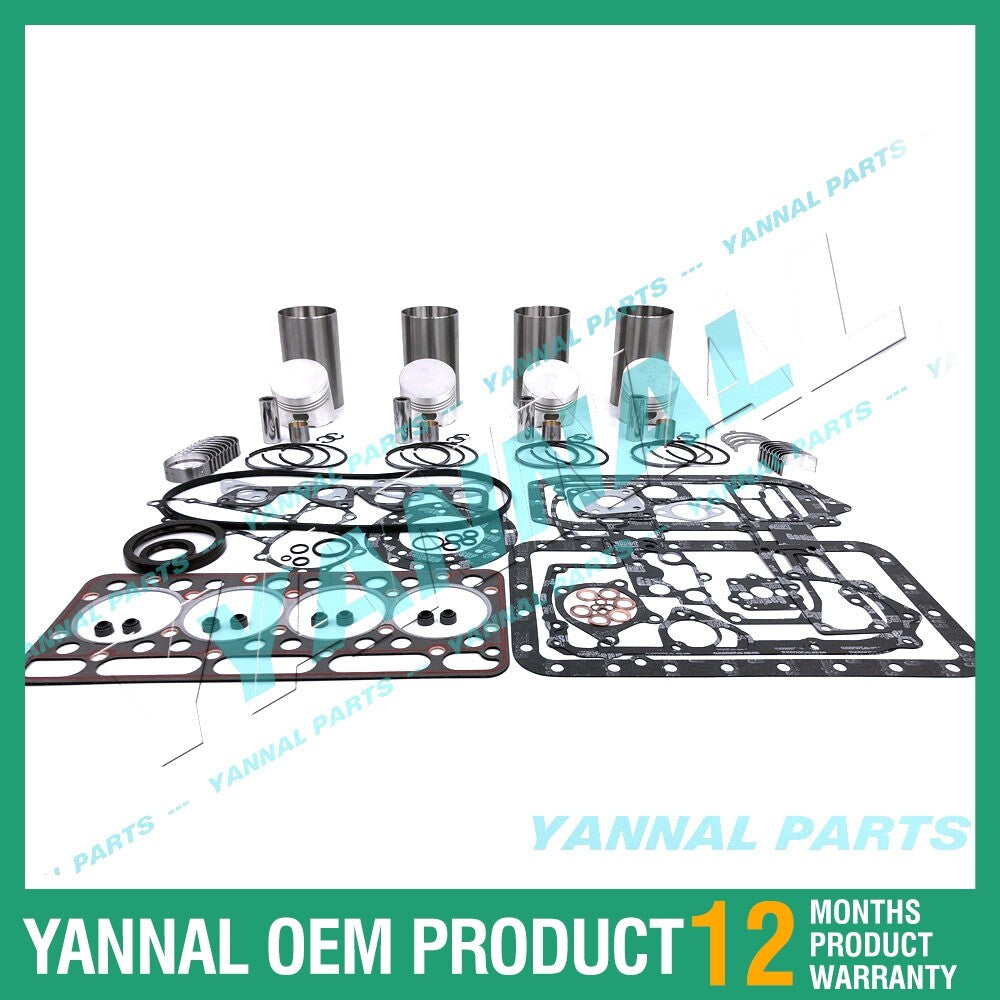 V1902-IDI Overhaul and Reconstruction Kit with Washers and Bearings for Kubota