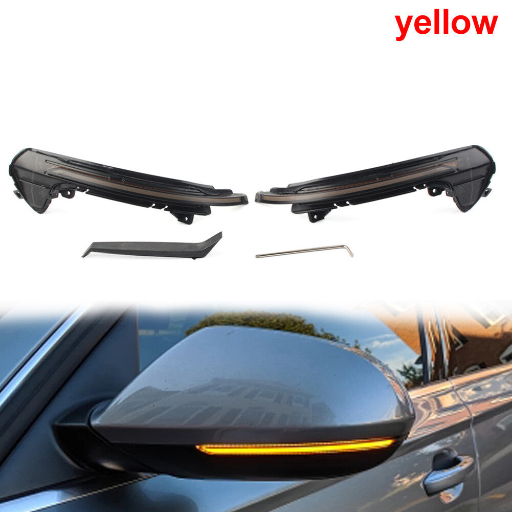 2x Dynamic LED Mirror Indicator Turn Signal Light for Audi A6 C7 C7.5 RS6 S6 4G