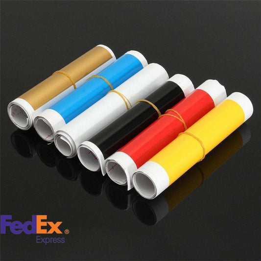 Black Car Vinyl Windshield Racing Stripe Reflective Sticker Window Visor Decor