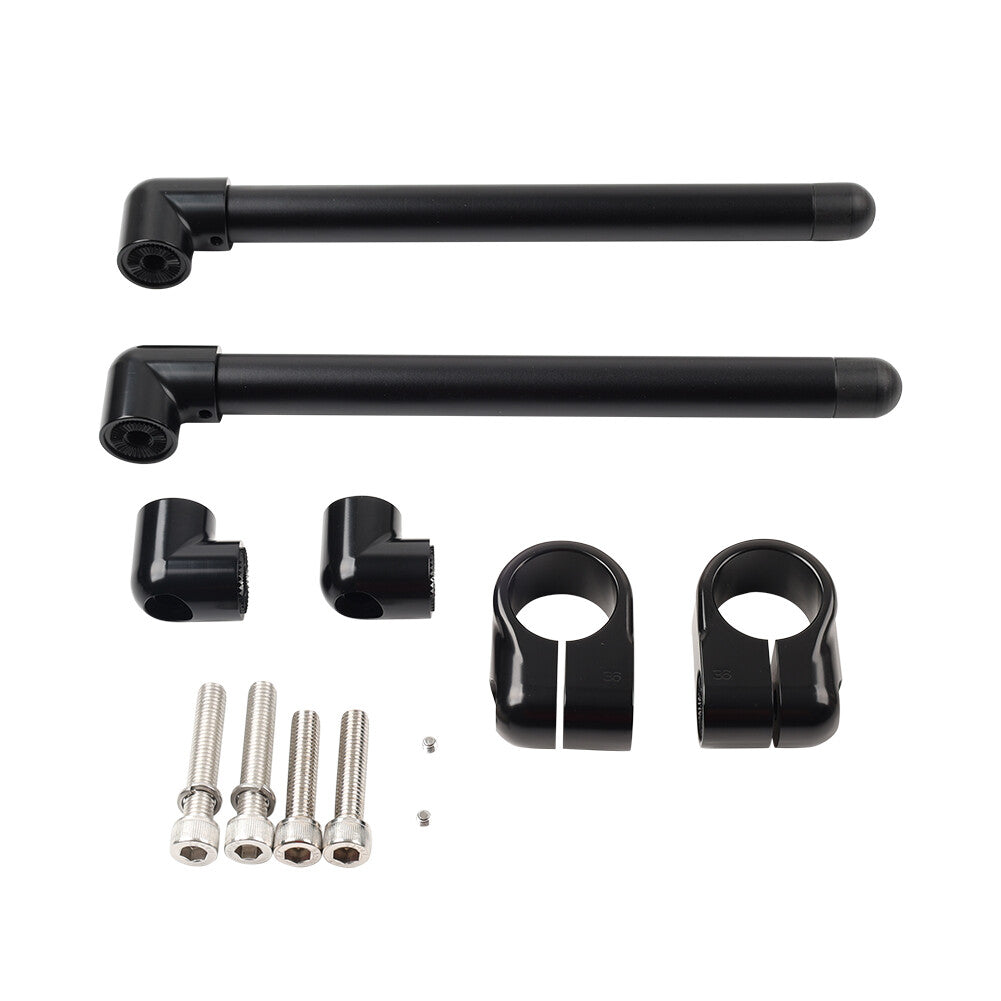 Cafe Racer Bars 7/8 Motorcycle Universal Clip-On Handlebar Fork Tube 36MM