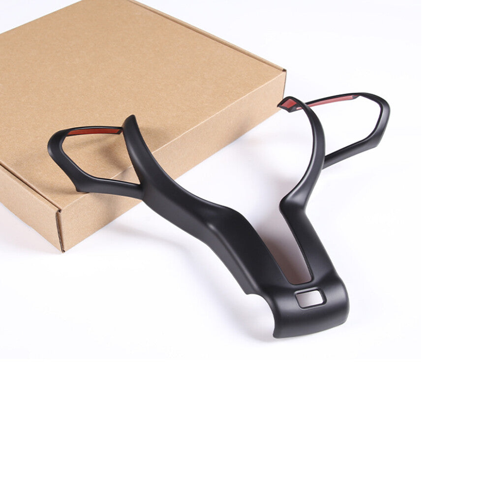 Matte Black ABS Steering Wheel Panel Cover for BMW 2 3 4 Serie M3 M4 M5 X5 X6 X3