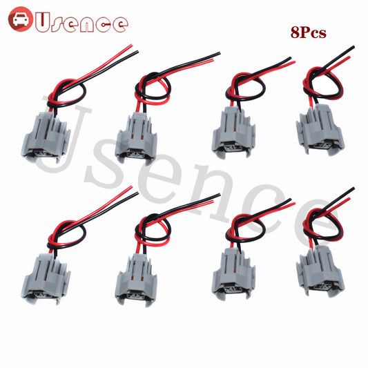 8Pcs Fuel Injector Connector Pigtail Harness for Subaru for Toyota for Mazda FIC2150