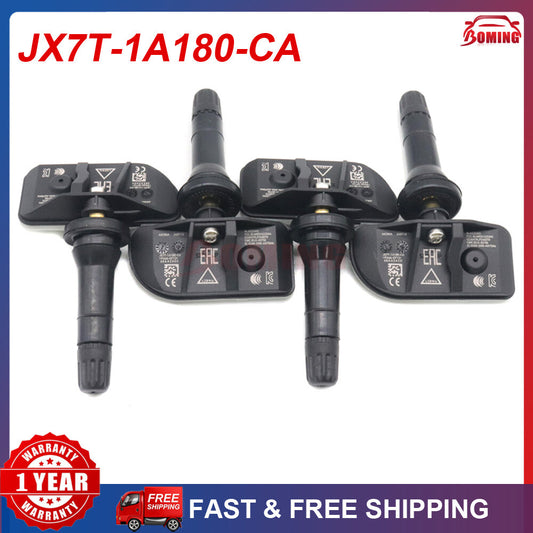 4-pack of new Motorcycle TPMS sensors JX7T-1A180-CA for 2020 for Lincoln Aviator 433MHz