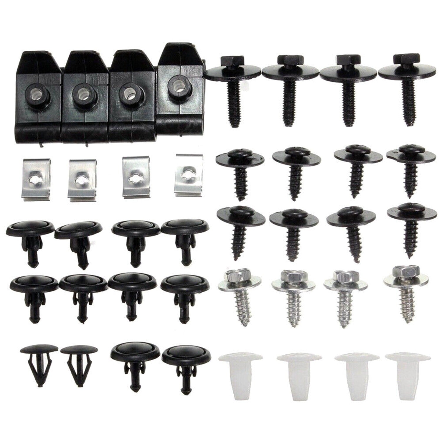 Engine Underbody Guard Plate Tray Cover Hardware Screw Bolt Fastening Clamp Kit