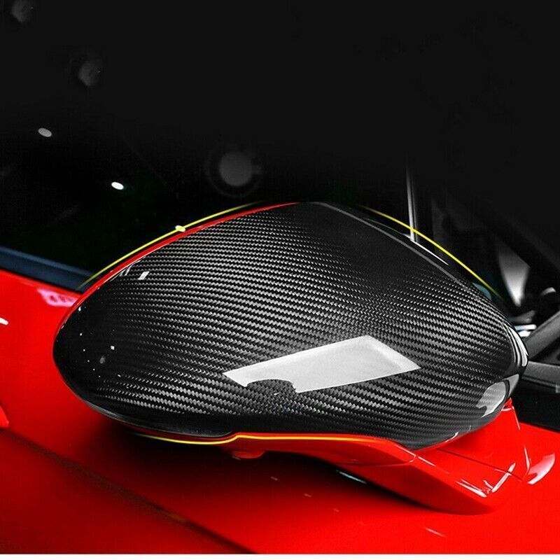 for Porsche for Panamera 971 2017-2022 2pcs Real Carbon Fiber Rearview Mirror Cover