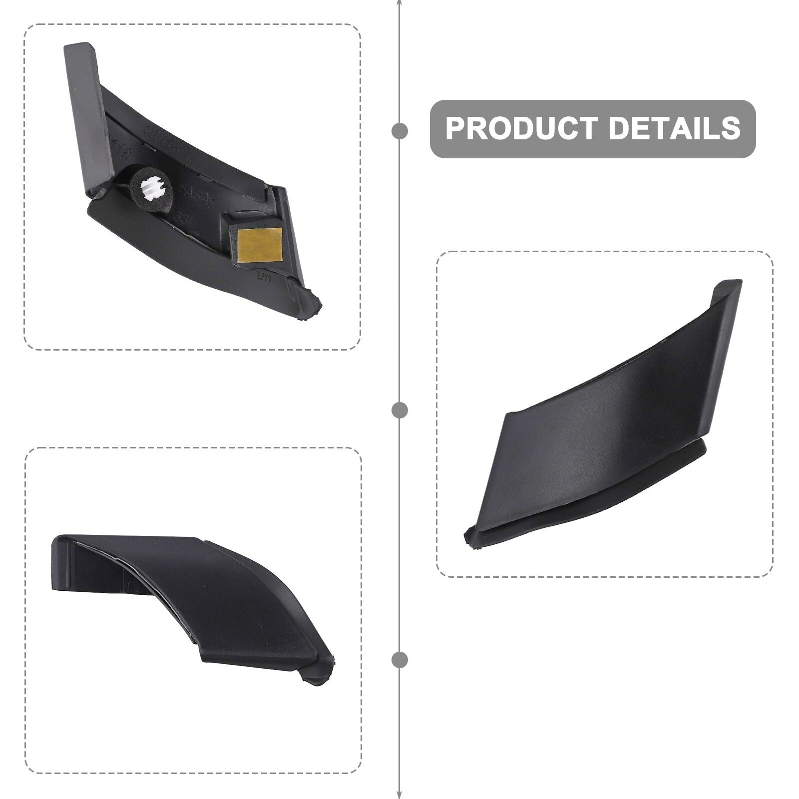 Easy to use Left A pillar Trim Panel Cover for Toyota For RAV4 2019 2023