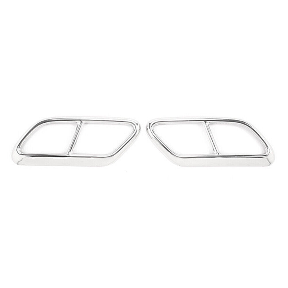 for Volvo V90 S90 2016-2020 Exhaust Muffler Tail Pipe Cover Trim Stainless Steel
