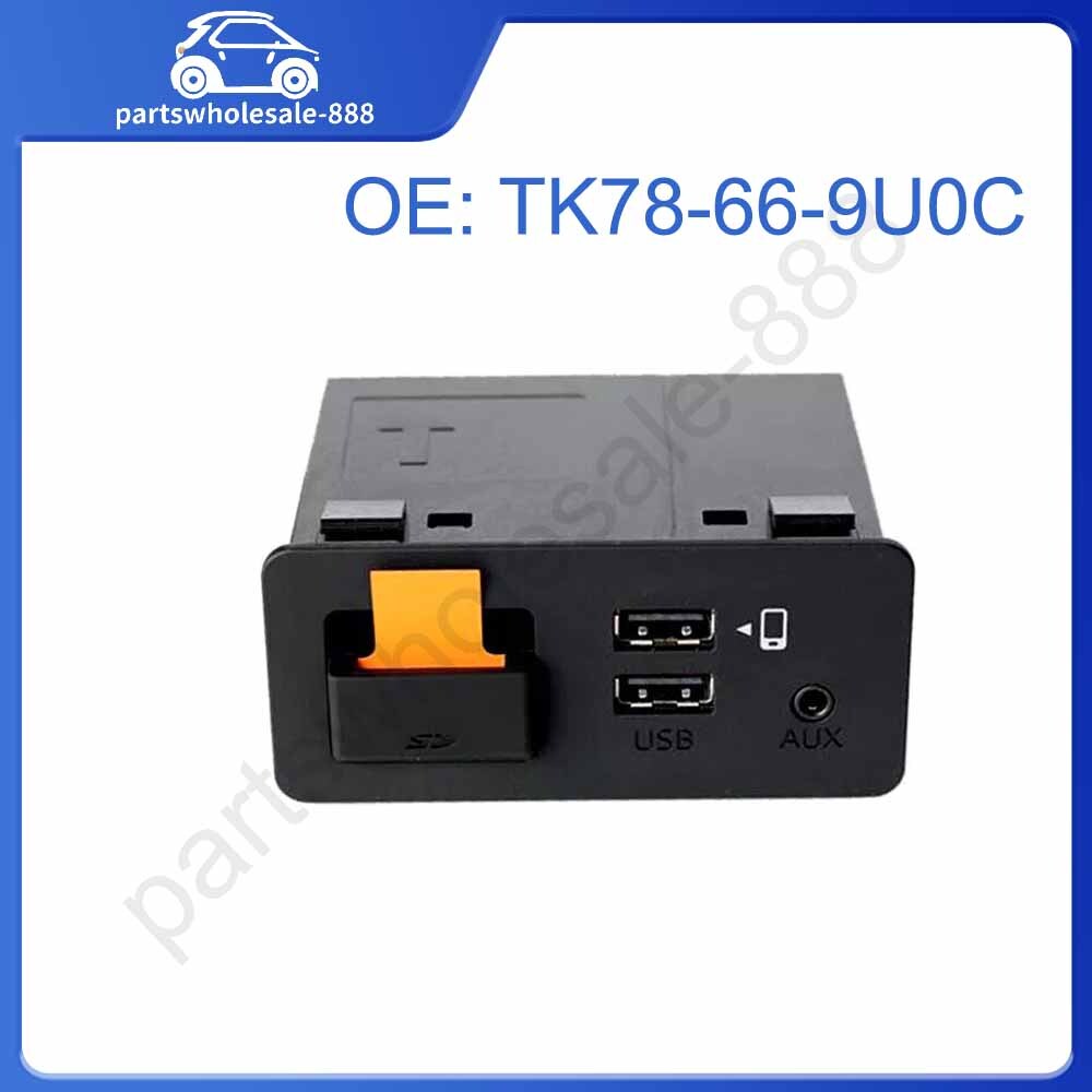 USB Adaptor Auto Retrofit Kit Fit for Mazda 3 6 CX-3 CX-5 CX-9 MX-5 TK78-66-9U0C