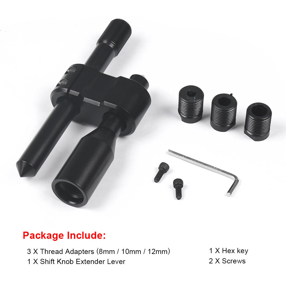 H-style car gear shifter extender adjustable length shifter adapter