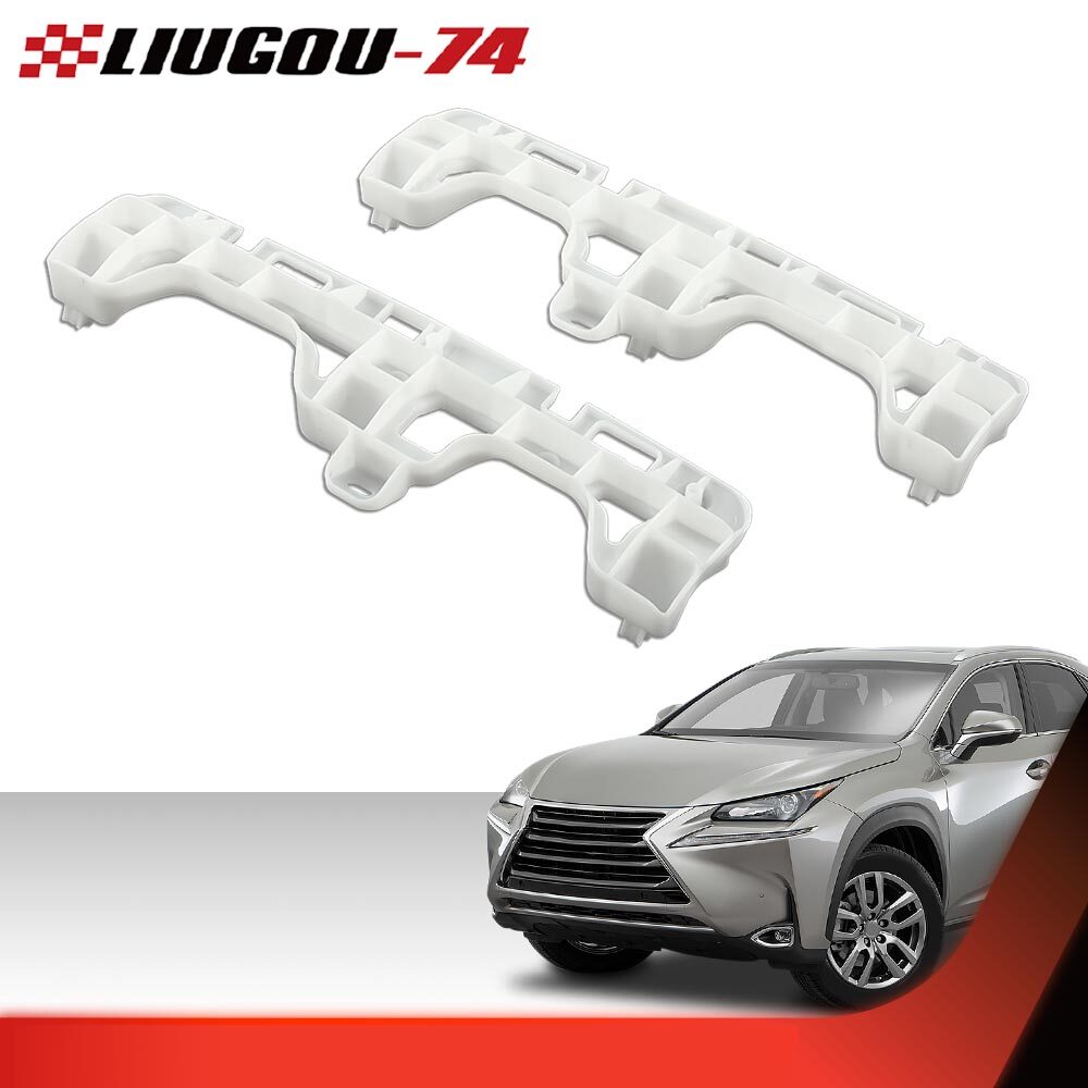 Bumper bracket kit fits 15-17 for Lexus NX200t front-wheel drive and passenger side.