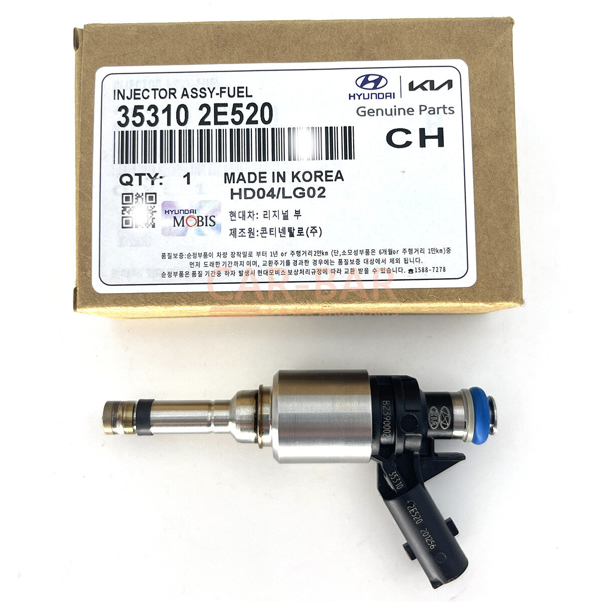 1x Fuel Injector 35310-2E520 For 2014-2016 for Kia Forte for Hyundai for Elantra 2.0L L4
