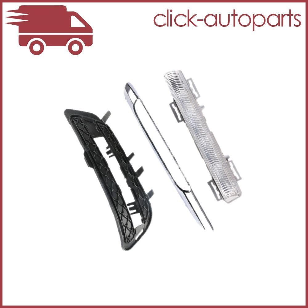 Fog Lamp Fog Light Cover Grille Trim Kit Left for Mercedes W212 E350 2012-13
