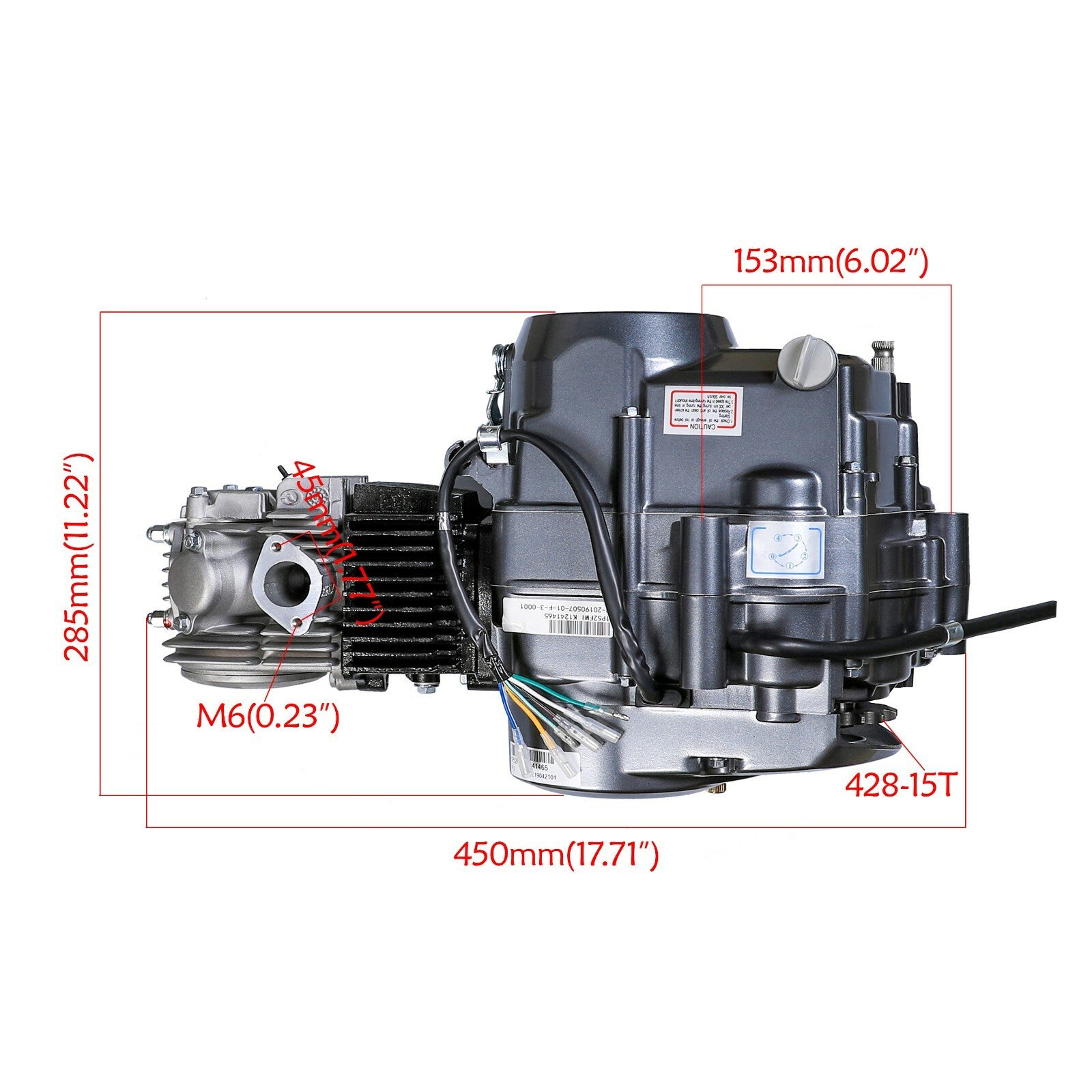 for Lifan 125cc engine motor kit for Honda Trail CT70 CT110 CT90 ATC70 XR Z50 Apollo