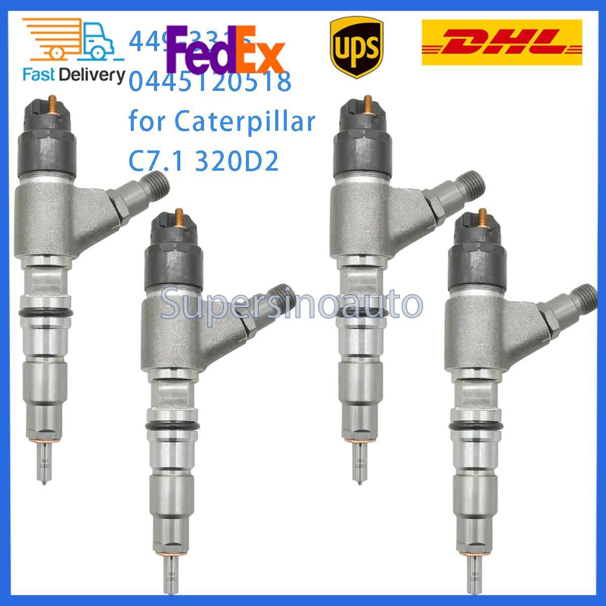 Fuel Injector 449-3315 0445120518 for Caterpillar C7.1 320D2 Excavator 4493315