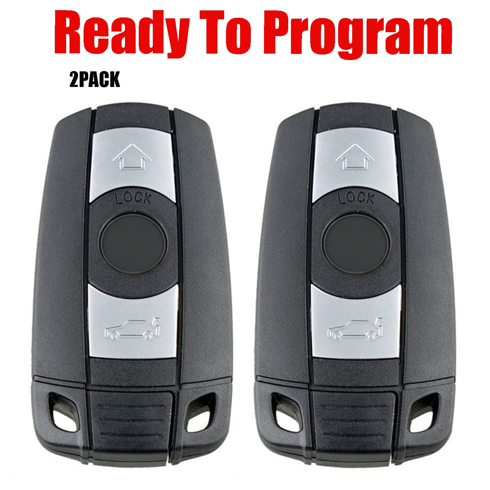 2-Pack Car Remote Keychains KR55WK49127 Suitable for BMW 128i 135i 328i 335i 525i 535i 528i