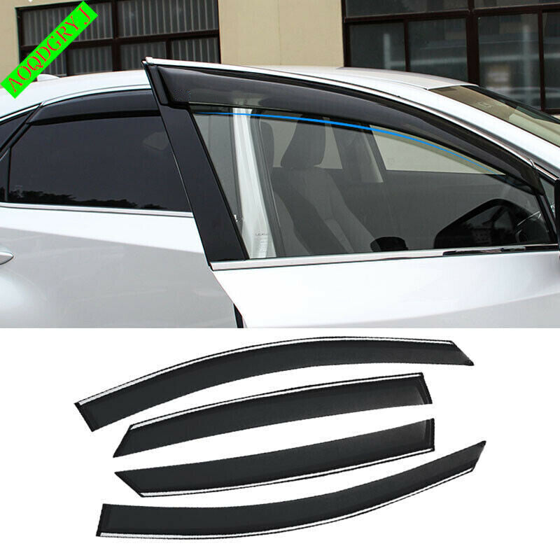 Door Window Visor Vent Shade Sun Rain Guard Trim for Lexus NX300h 200t 2014-2020