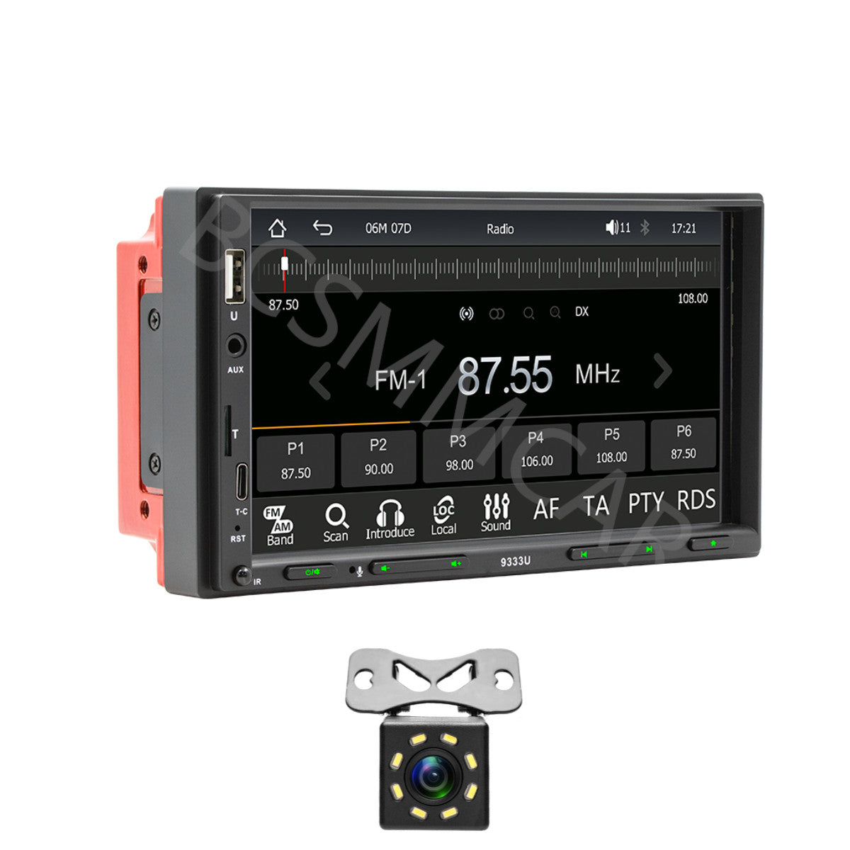7 Double 2 DIN Car Stereo Radio MP5 Touch Screen Bluetooth FM USB Mirror Link
