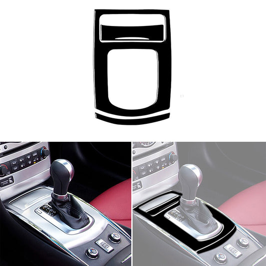 3Pcs Piano Black Internal Gear Shift Plate Cover Deco for Infiniti G37 2010-2013
