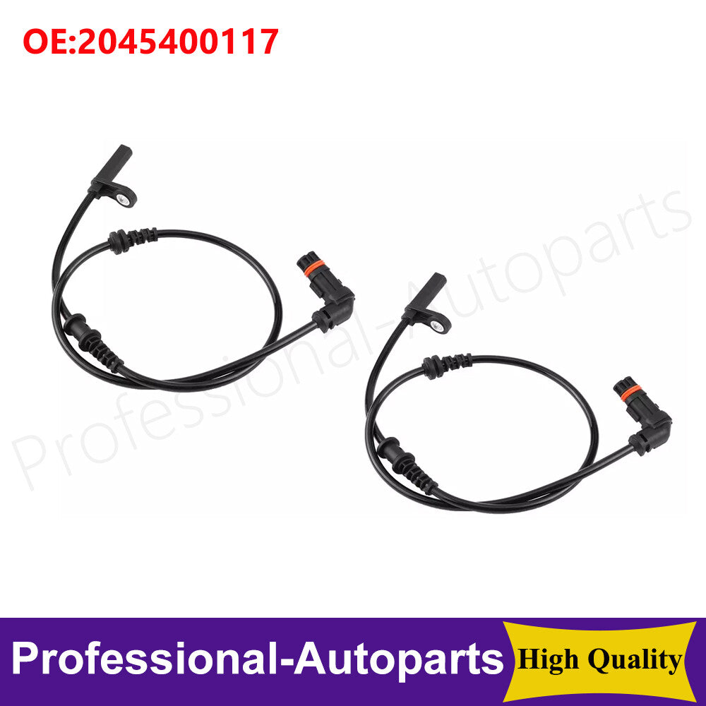 Two-piece front ABS wheel speed sensor kit for Mercedes-Benz C300 C350 (2008-2011)