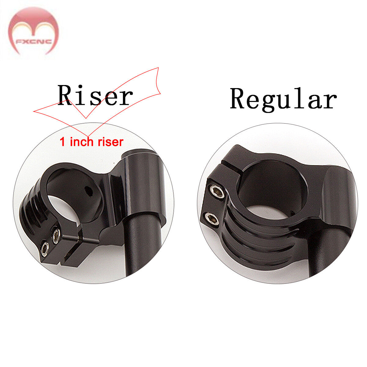 Suitable for Yamaha FZR 400/600 CNC 38mm riser fork clamp handlebar head mount