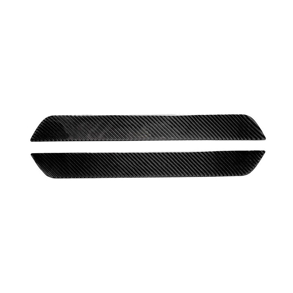 2X Carbon Fiber Front Door Sill Panel Cover Trim for Tesla Model 3/Y 2017-2022