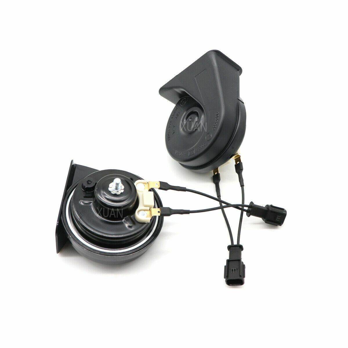 A pair of 12V 110dB car automatic snail horns for the new for Honda CR-V for CIVIC Accord FIT Odyssey.