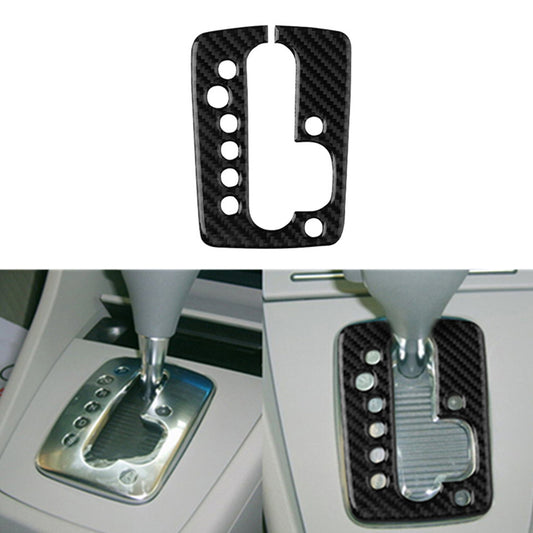 Carbon Fiber Automatic Gear Shift Panel Cover Trim for Audi for A4 S4 2005-2008