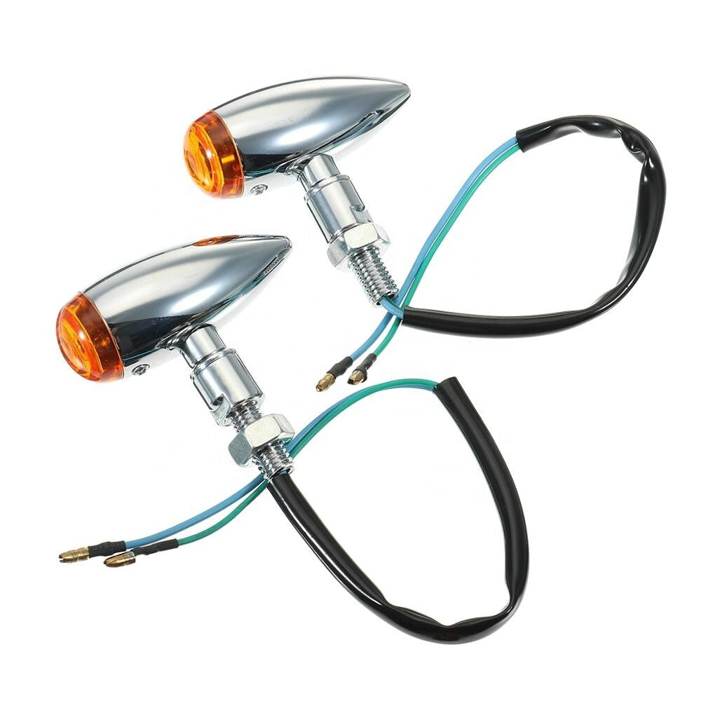 Motorcycle Chrome Turn Signals Lights for Harley Davidson Sportster XL 1200 883
