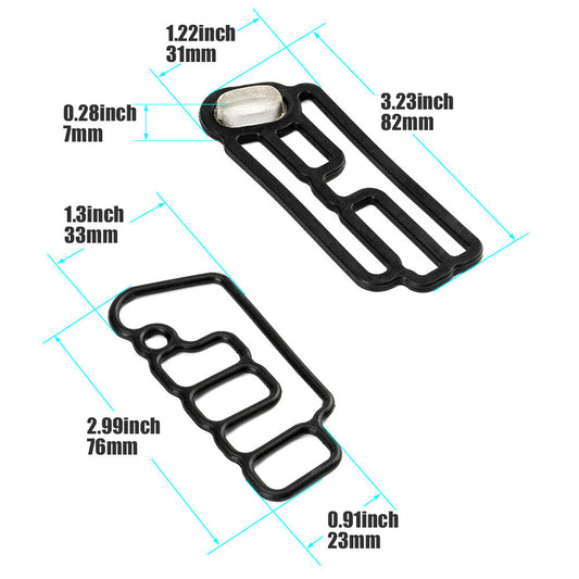 5 set Cylinder Head Solenoid Gasket VTEC for Honda 15815R70A01 15845R70A01 NEW