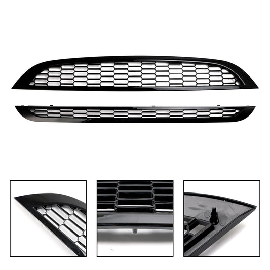 Honeycomb Mesh Front Bumper Racing BBQ Grill Set for Mini Cooper R50 R52 R53 (2002-06-)