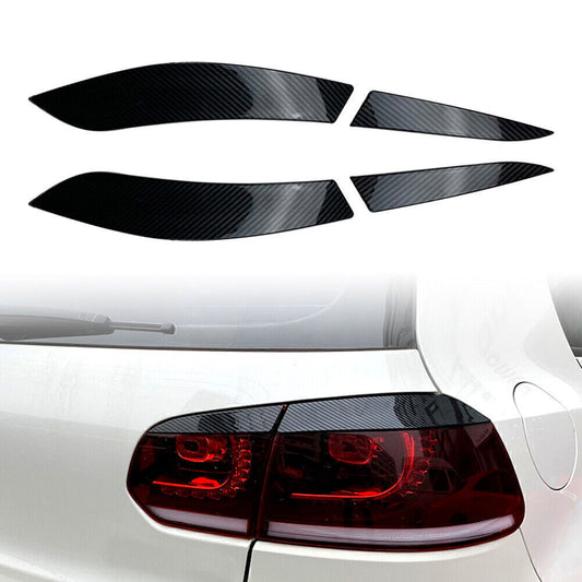 2X ABS Rear Tail Light Lamp Eyelid Trim Cover Fit 2008-2013 for VW for Golf 6 MK6