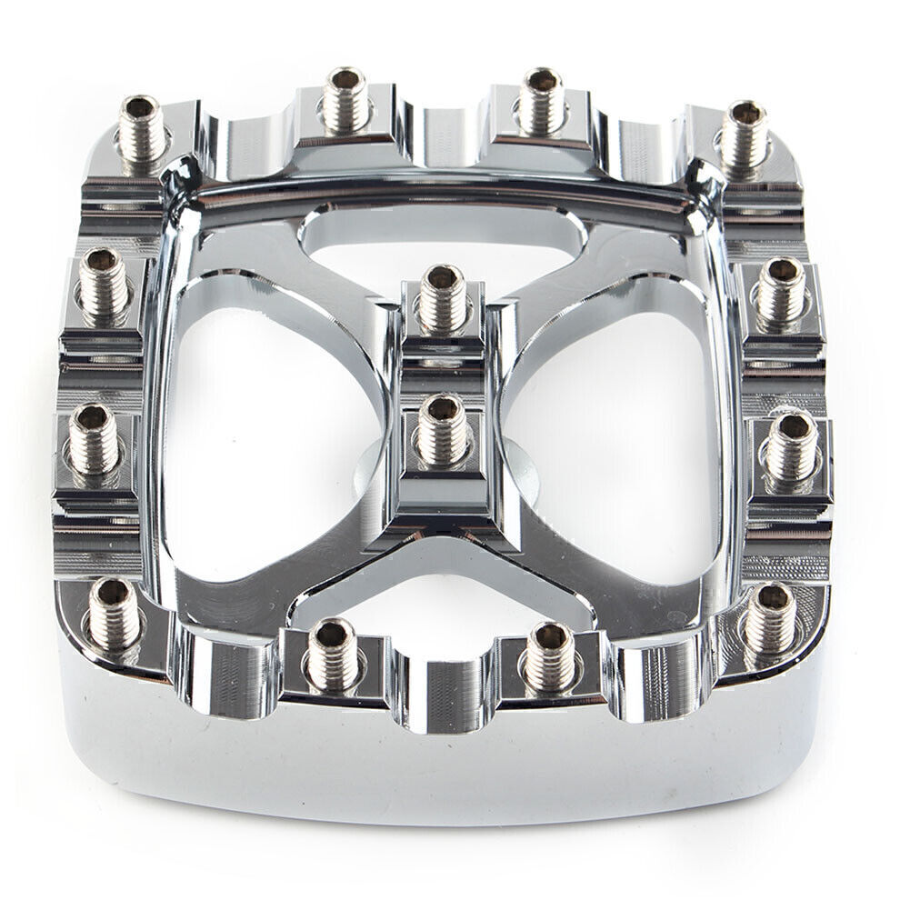 MX-Stil Bremse Pedal Pad Abdeckung Niet f¨¹r for Harley Dyna Sportster Iron 883 Chrom