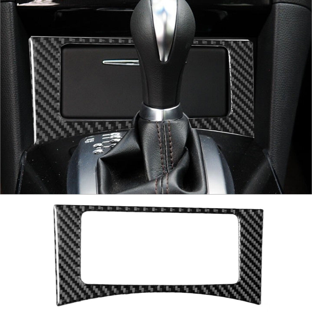 Carbon Fiber Center Storage Frame Cover Trim for Infiniti FX 09-13/QX70 2014-17
