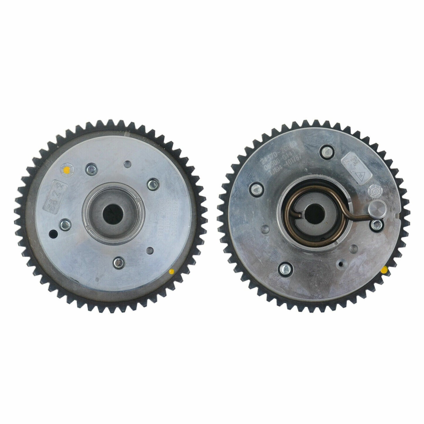 for Hyundai for Kia 2.0L 2.4L CVVT Camshaft Adjuster Gears Intake + Exhaust Pair New