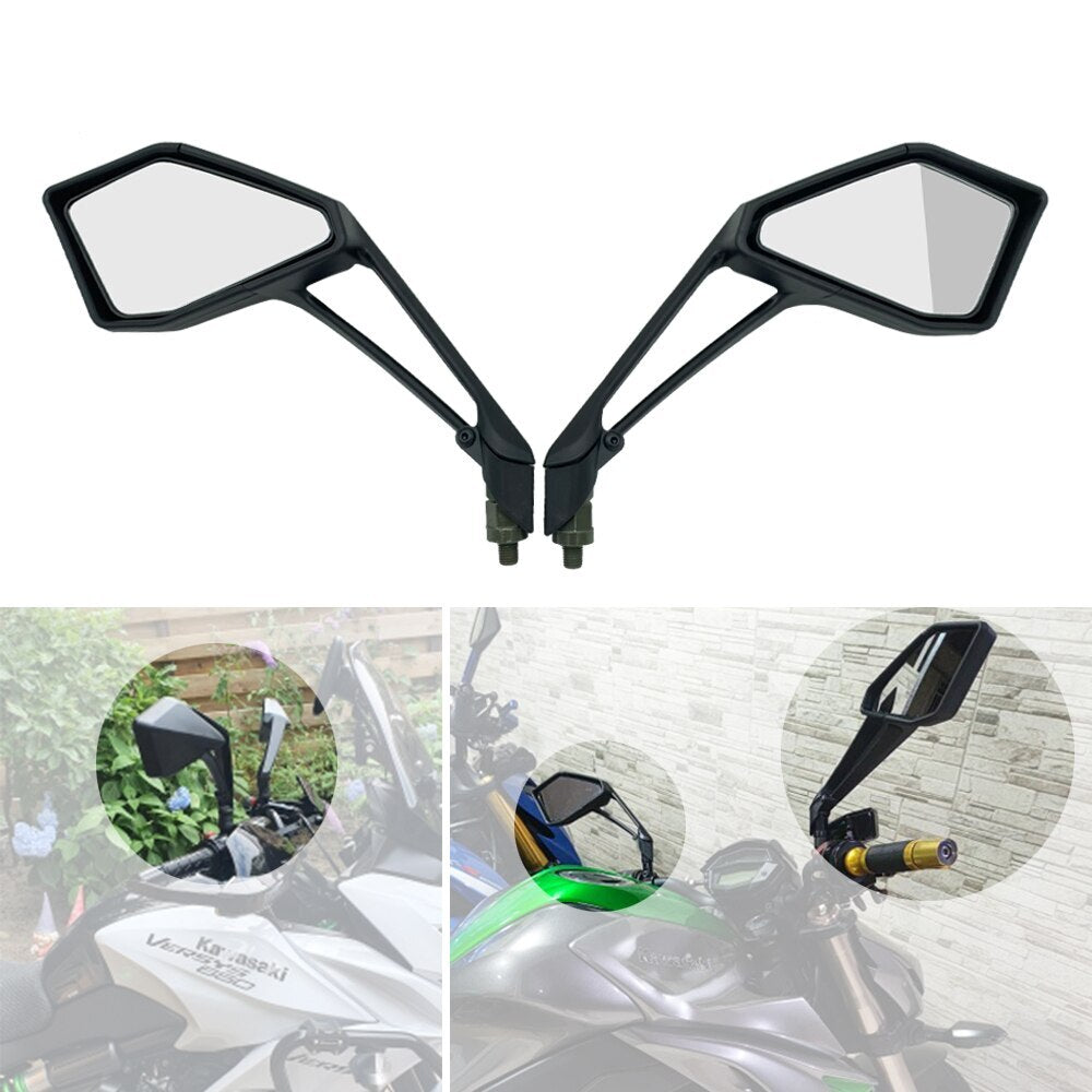 Motorcycle Mirrors for Kawasaki Z1000 Z 1000 14-21 Side Black RearView Mirror