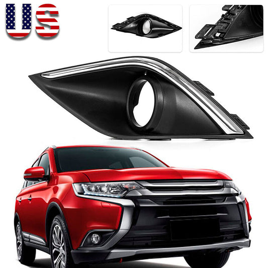 Driver's front bumper fog light cover for Mitsubishi Outlander 2016 - 2018 - 2019