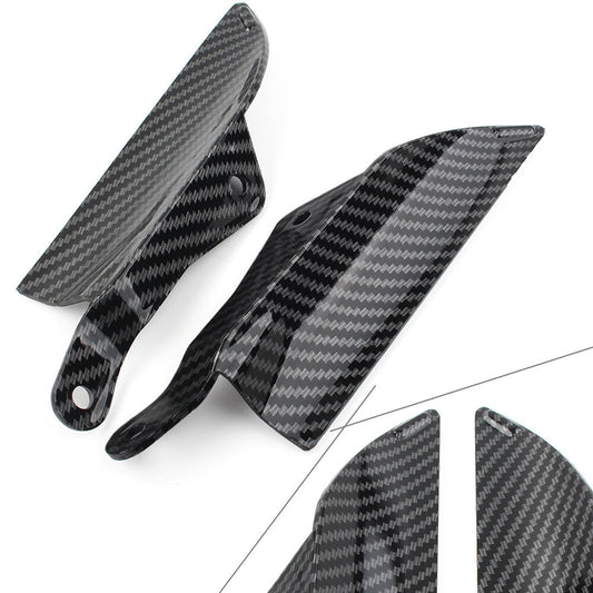 Fit Daytona 675 2006-2012 Front Headlight Side Fairing Cowl Carbon Fiber
