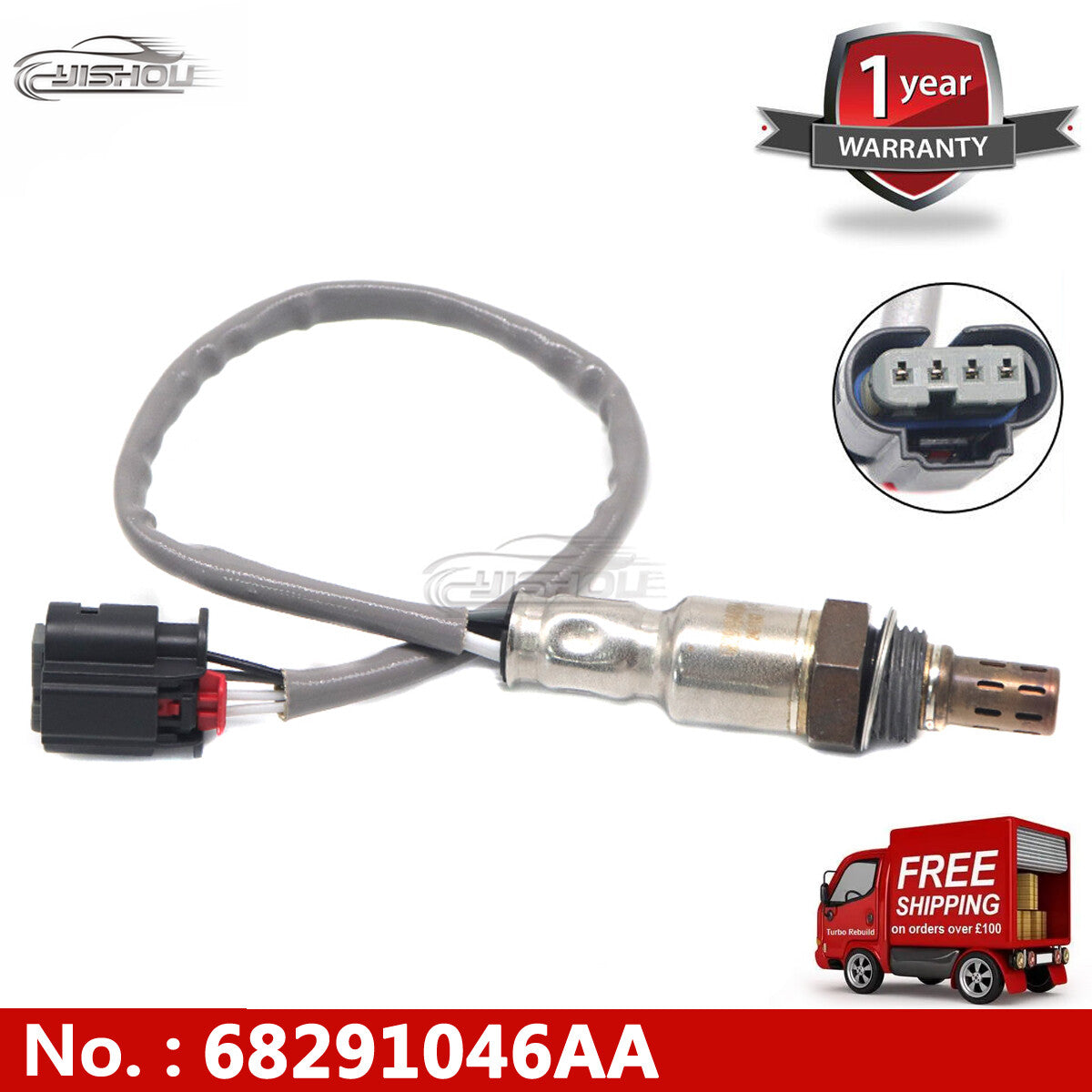 Lambda oxygen sensor 68291046AA for 2018-2024 for Jeep for Wrangler and 2019-2022 for RAM 1500