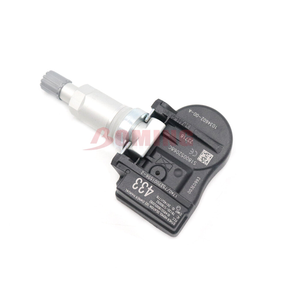 4 new TPMS (Tire Pressure Sensor) units, model 103460200A, for Tesla Model 3 SX, 433MHz.