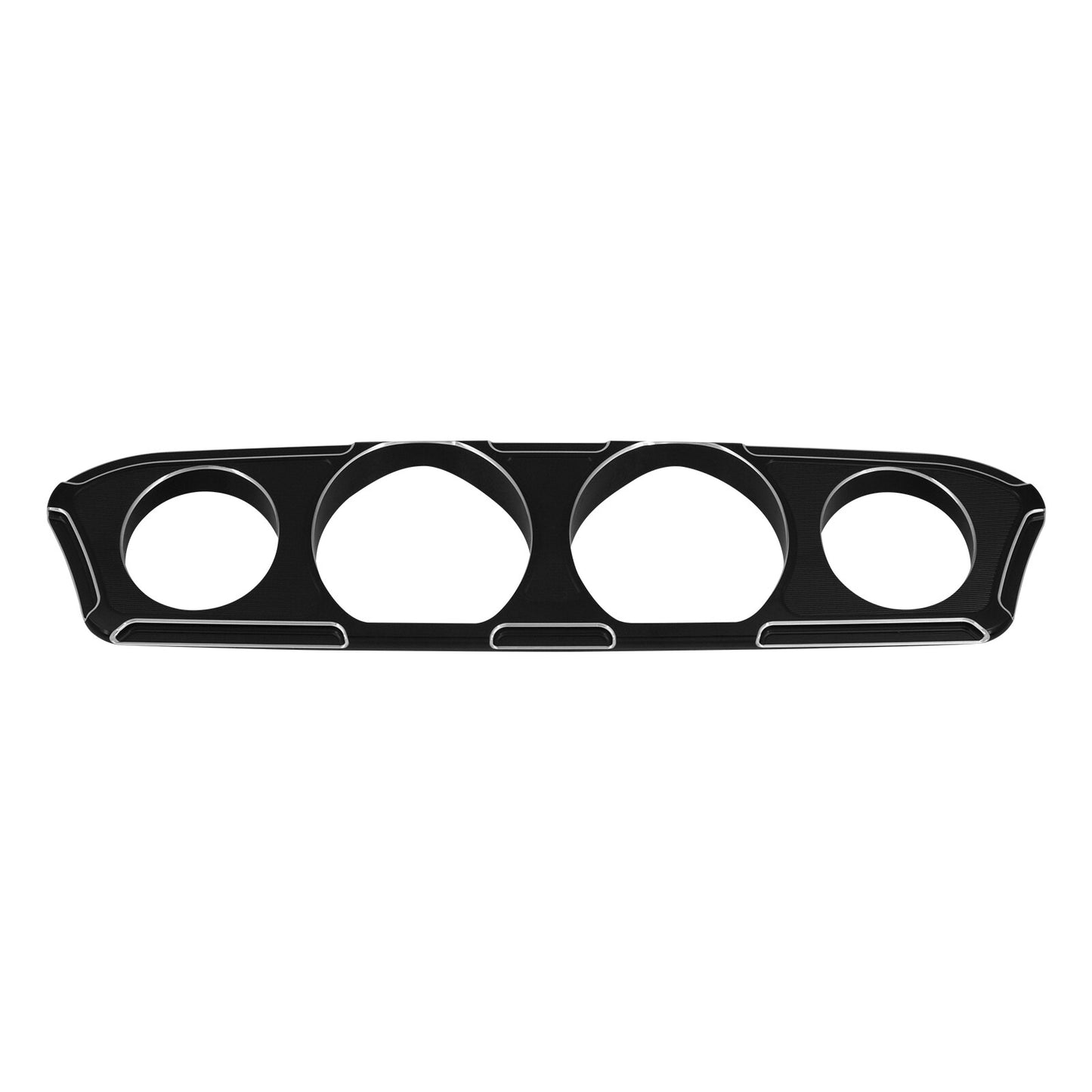 Black Gauge Trim Cover Fit for Harley Touring Electra Street Tri Glide 2014-2023