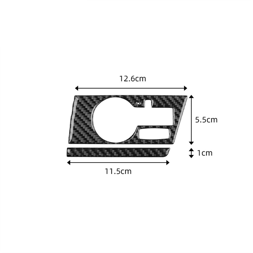 Carbon Fiber Interior Headlight Switch Button Panel Cover for BMW X3 E83 2004-10